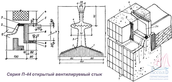 Минус домов П44 - это большие щели между плитами а точнее завышенные размеры стыков открытого типа